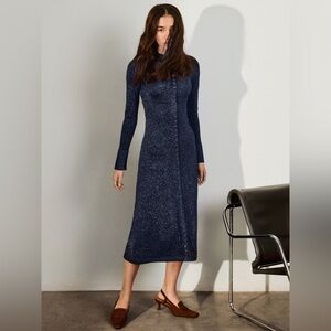 Rachel Pally, holiday dress in navy, small